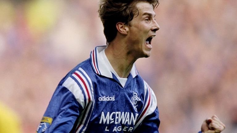 Brian Laudrup won five trophies during his four years as a Rangers player