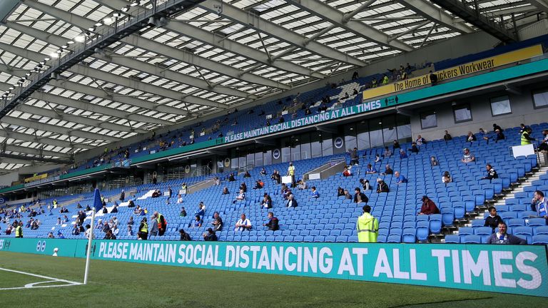 2,500 fans watched Brighton's pre-season friendly against Chelsea on August 29