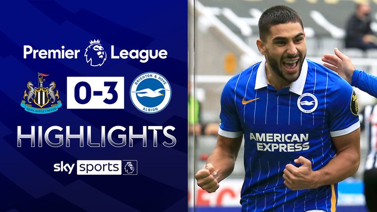 NEWCASTLE 0-3 BRIGHTON