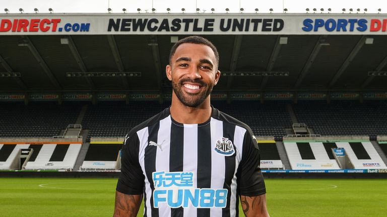 Newcastle United unveil new signing Callum Wilson at St.James' Park
