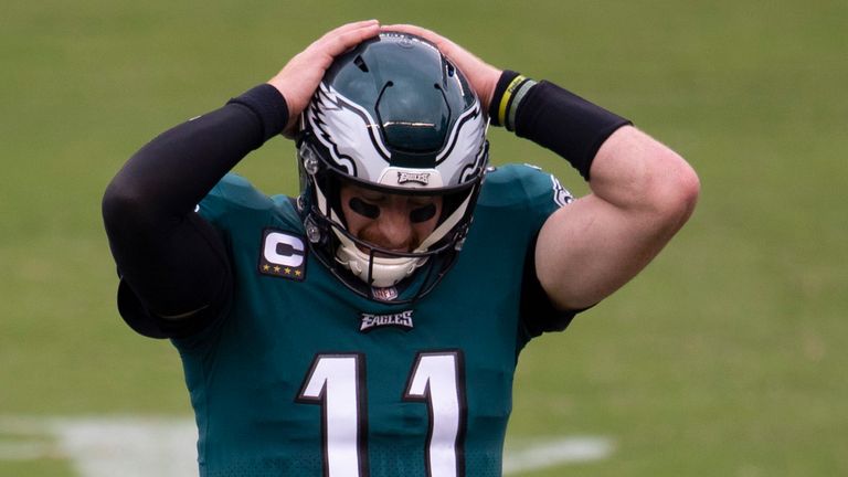 It was another tough night for Carson Wentz
