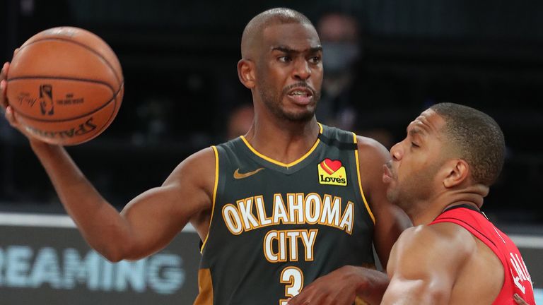 Chris Paul scores team-high 28 points as Oklahoma City Thunder beat Houston  Rockets to force decisive Game 7 | NBA News | Sky Sports