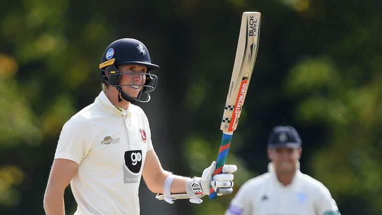 Kent's Zak Crawley hit 105 to help his side clinch victory against Hampshire in the Bob Willis Trophy