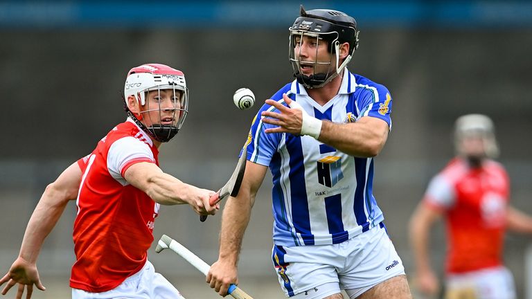 Shane Durkin of Ballyboden St Enda's in action against Con O'Callaghan of Cuala