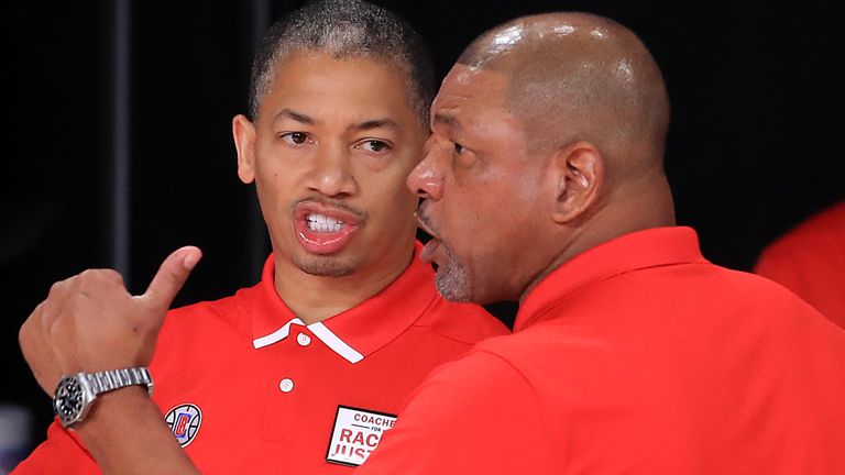 Tyronn Lue was one of Doc Rivers' assistant coaches on the Los Angeles Clippers this season