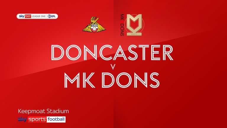 Doncaster v MK Dons badge