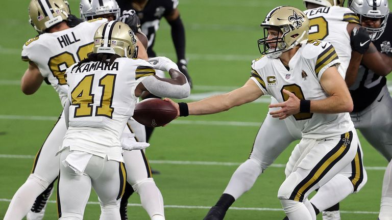 Alvin Kamara ran in two more touchdowns but it wasn't enough for Drew Brees and the Saints