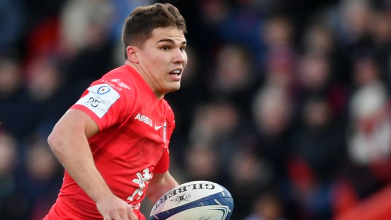 Brilliant scrum-half Antoine Dupont scored Toulouse's third try 