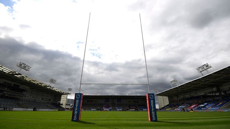 Wigan Warriors' DW Stadium will host one of the four pilot matches