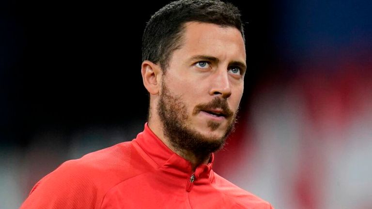 Eden Hazard was an unused substitute during Belgium's opening two Nations League fixtures