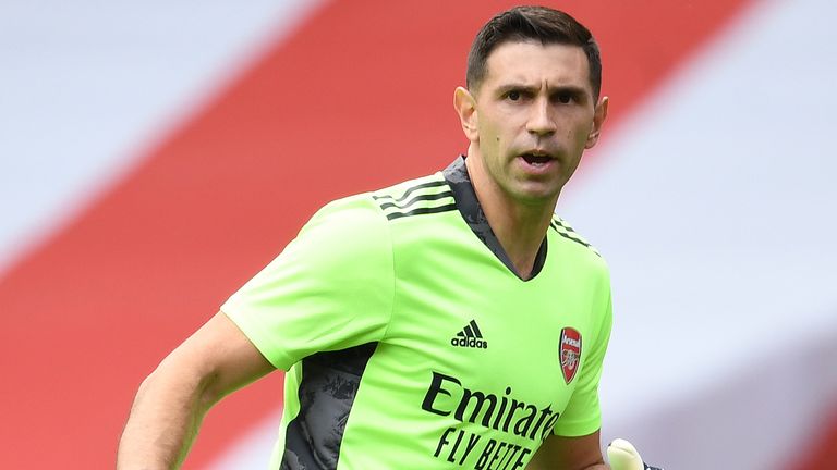 Emiliano Martinez spent ten years at Arsenal but had very few opportunities in the first-team