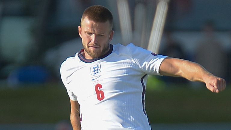 Eric Dier played in a back three during England's 1-0 win at Iceland