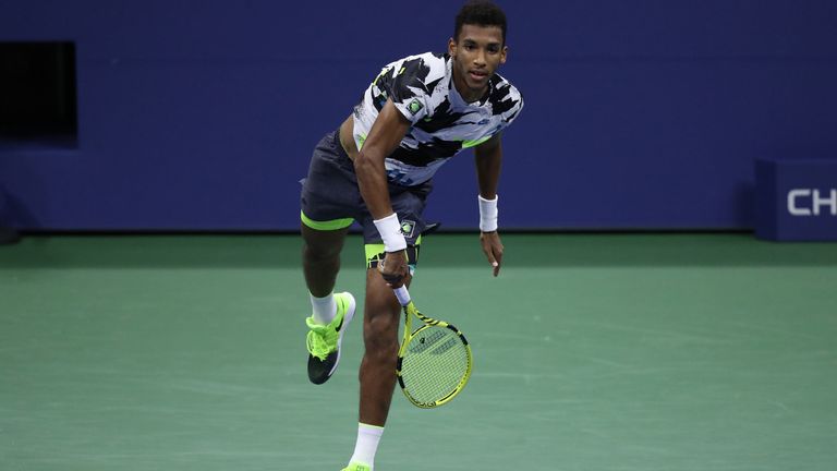 Felix Auger-Aliassime has yet to drop serve at the US Open