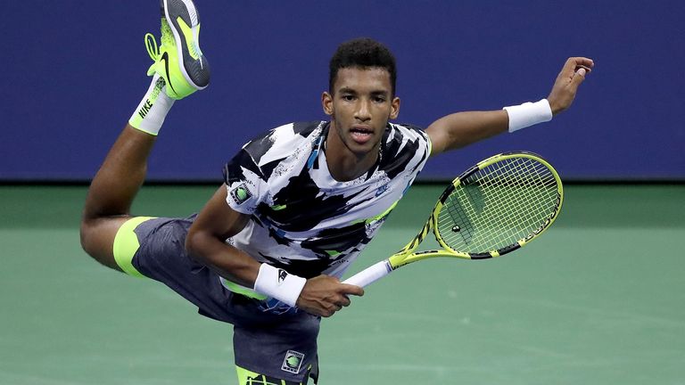 Us Open Felix Auger Aliassime Happy To See Different Ethnicities And Backgrounds At Grand Slams Tennis News Sky Sports