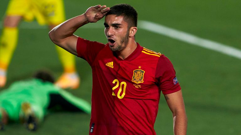 Ferran Torres scored on his second appearance for Spain