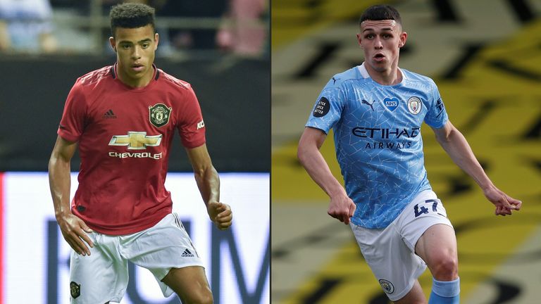 Mason Greenwood dan Phil Foden