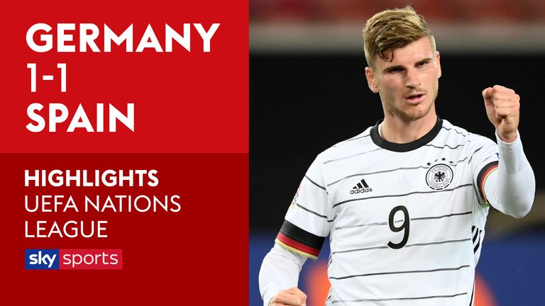 Highlights from the UEFA Nations League Group A4 match between Germany and Spain.