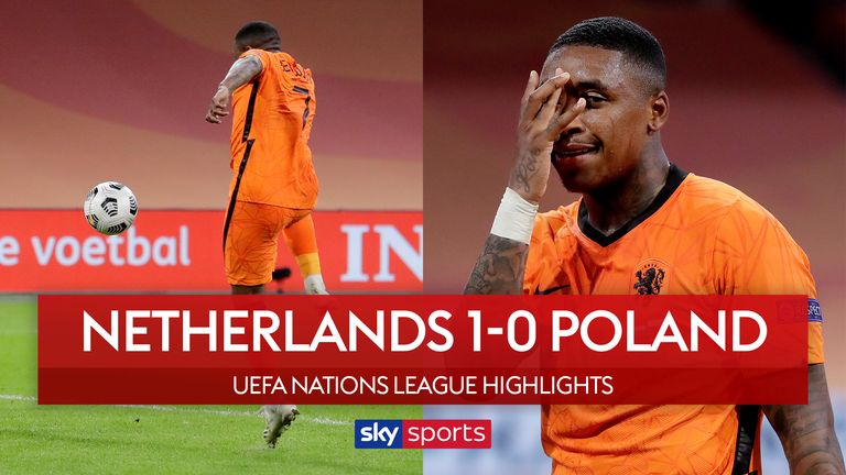 Highlights from the UEFA Nations League Group A1 match between Netherlands and Poland.