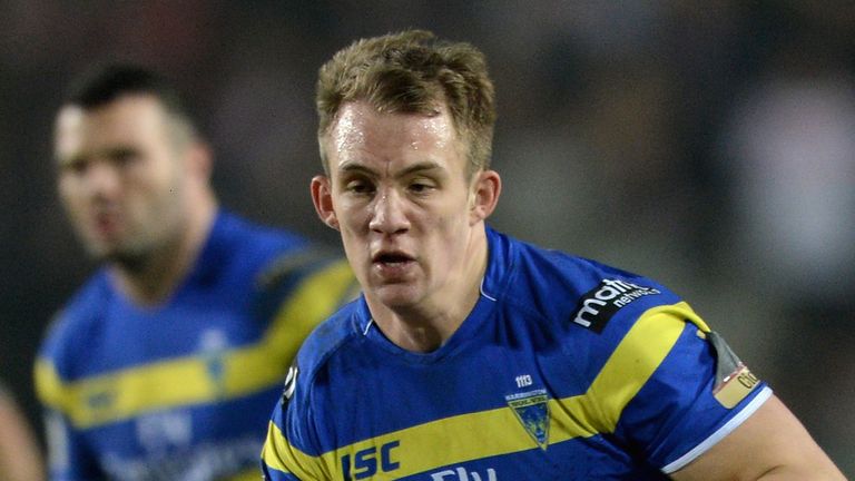 George King during his time at Warrington Wolves