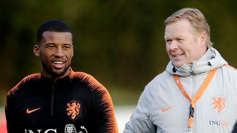 Ronald Koeman and Gini Wijnaldum