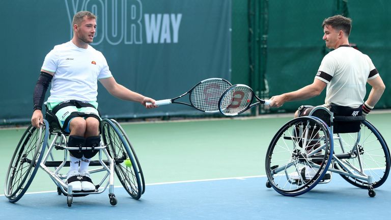 Gordon Reid and Alfie Hewett arrived in New York unbeaten in their first four tournaments of the year