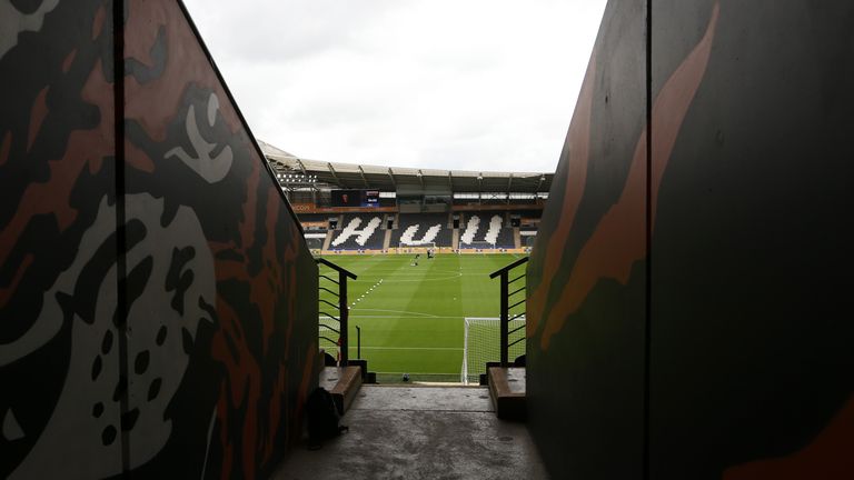 No fans are allowed at the KCOM Stadium for Hull's game with Crewe