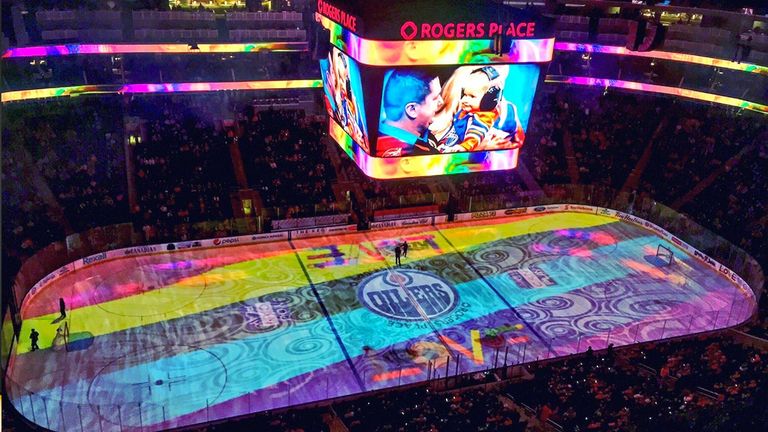 Pride Game at Rogers Arena, Vancouver Canucks (credit: You Can Play)