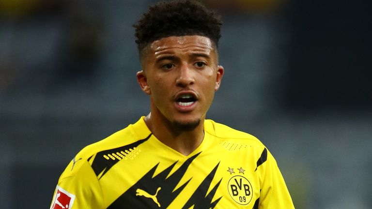 Borussia Dortmund winger Jadon Sancho