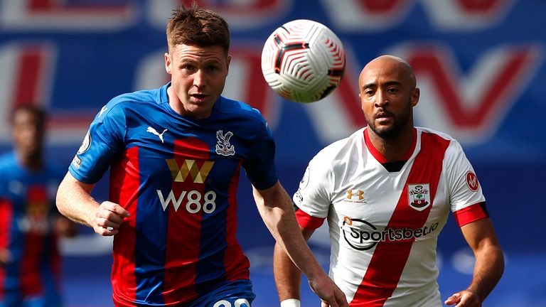 James McCarthy and Nathan Redmond in Premier League action at Selhurst Park