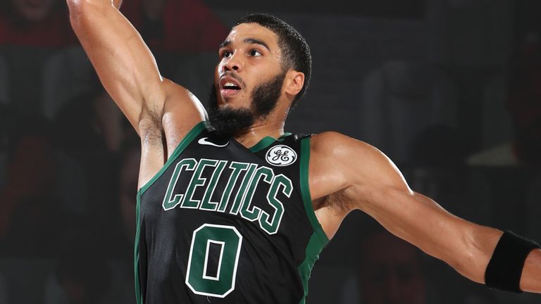 NBA Boston Celtics Youth Tatum Performance T-Shirt - XS