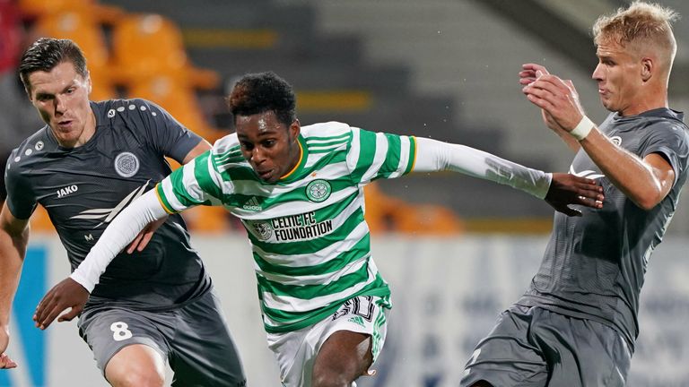 Jeremie Frimpong was impressive for Celtic after coming on as a substitute 