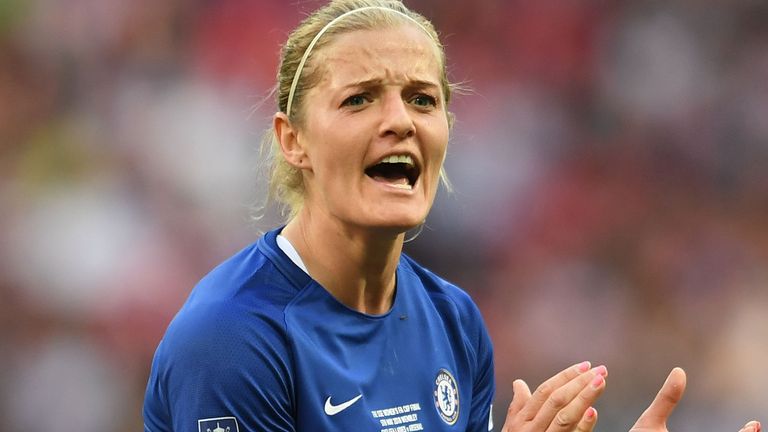 Katie Chapman, who began her career at Millwall, won the FA Women's Cup in her final season at Chelsea in 2018