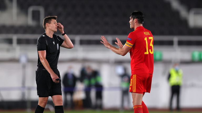 Kieffer Moore saw an early goal ruled out for a push - before getting his revenge late on