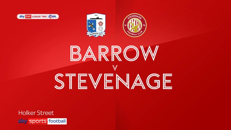 Barrow v Stevenage