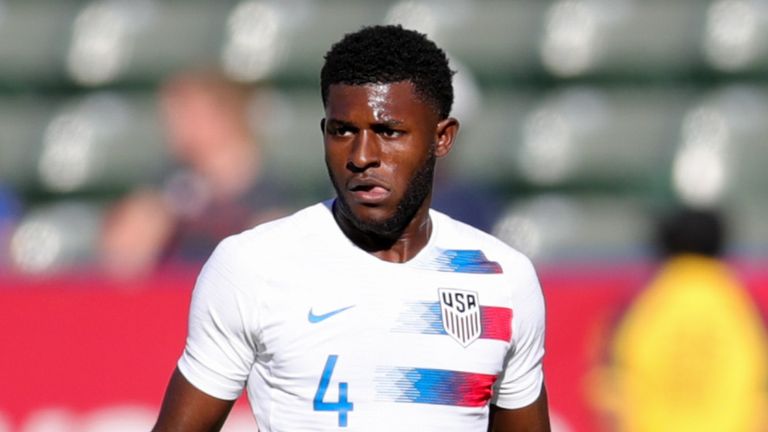 Mark McKenzie made his debut for the USA aginst Costa Rica in February