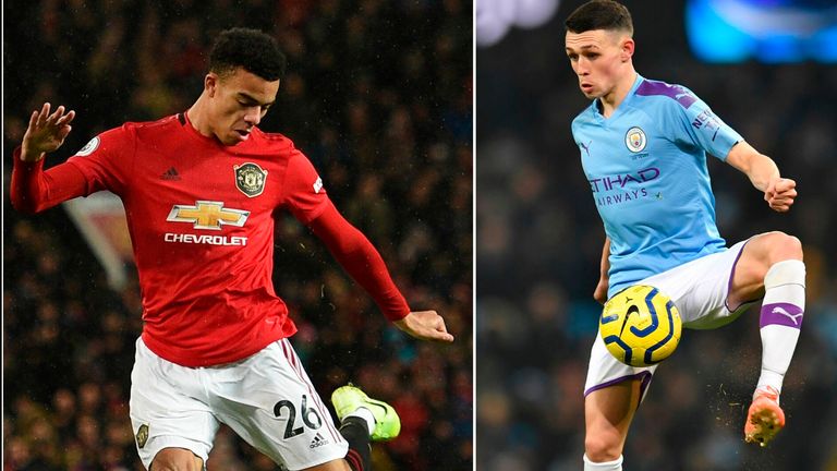 Mason Greenwood and Phil Foden
