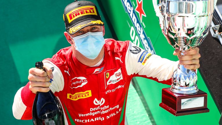 Mick Schumacher wins in F2 in 'ray of sunshine' for Ferrari at