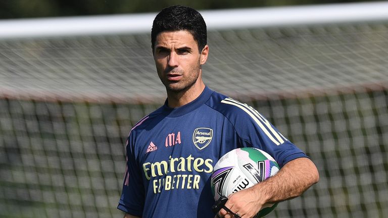 Mikel Arteta&#39;s side beat Liverpool on penalties in the Community Shield earlier this season