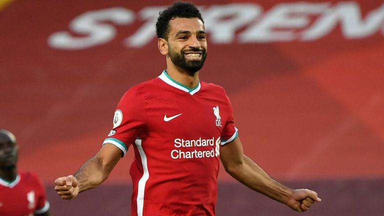 Mohamed Salah scores from the spot as Liverpool take the lead for a fourth time in the match