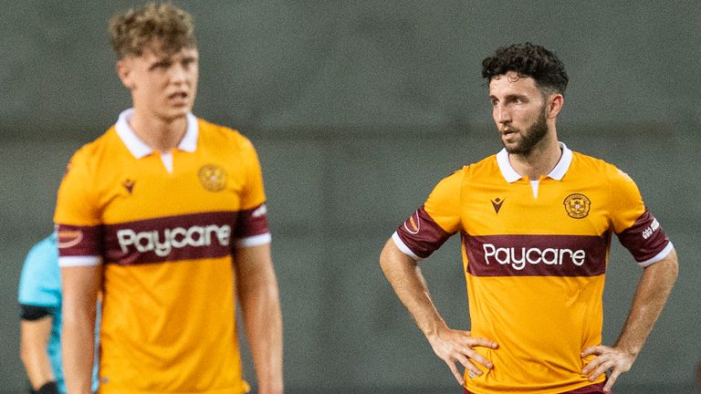 Motherwell were soundly beaten by Hapoel Beer-Sheva on Thursday evening