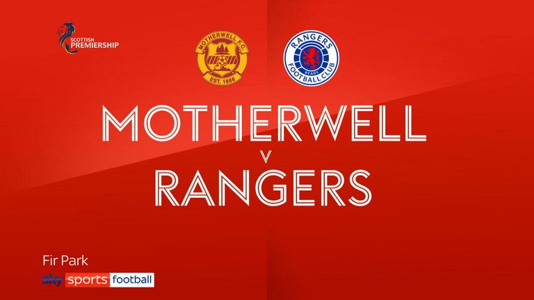 Motherwell v Rangers badge