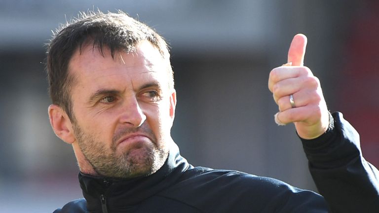 Nathan Jones' Luton earned their first win of the season through James Collins