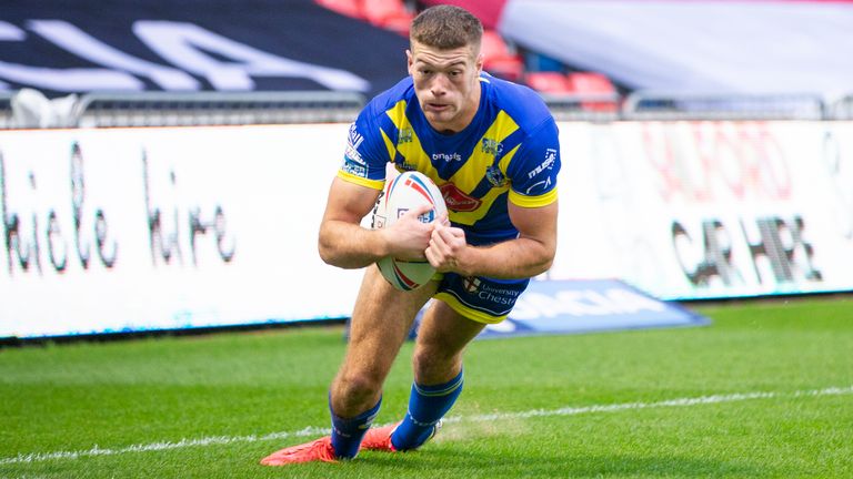 Nathan Roebuck marked his Warrington debut with the opening try