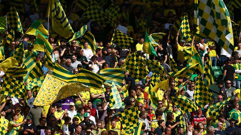 Norwich and Middlesbrough are among nine EFL clubs who will be allowed to admit up to 1,000 spectators at games this weekend