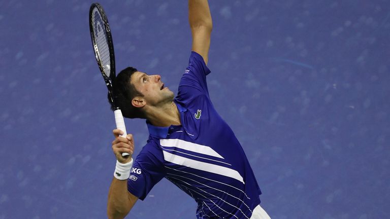 Novak Djokovic at US Open