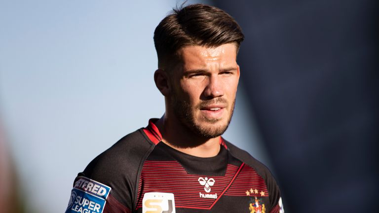 Picture by Isabel Pearce/SWpix.com - 03/09/2020 - Rugby League - Betfred Super League - Hull KR v Wigan Warriors - Emerald Headingley Stadium, Leeds, England - Wigan's Oliver Gildart.