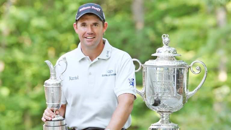 Padraig Harrington won two majors in 2008