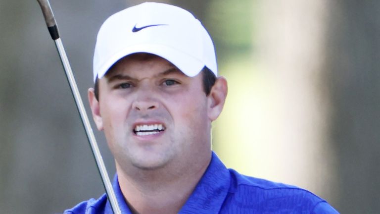 Patrick Reed was one under at the turn, but stumbled home in 43 