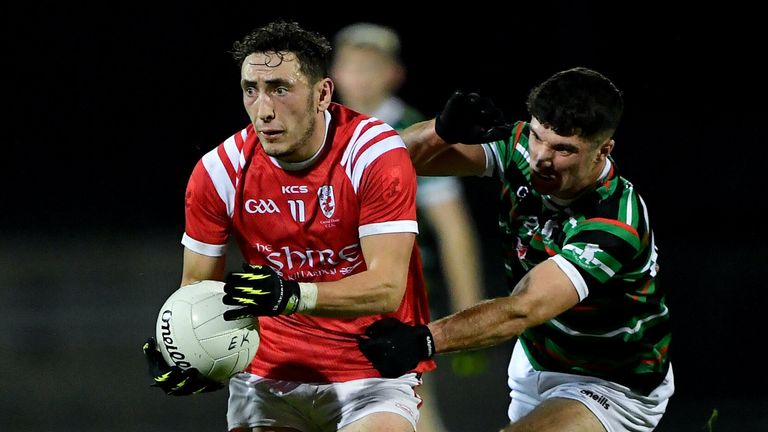 Paudie Clifford of East Kerry in action against Thomas Lenihan of St Brendan's