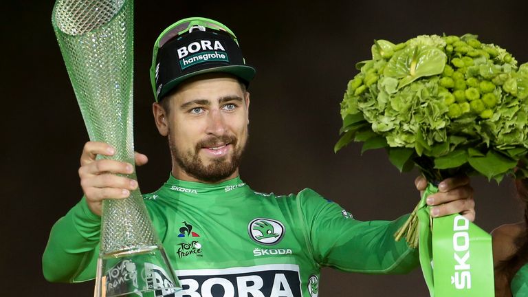 Peter Sagan has won the green jersey seven times in the last eight years